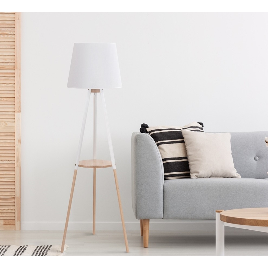 Lattialamppu VAIO WHITE 1xE27/60W/230V