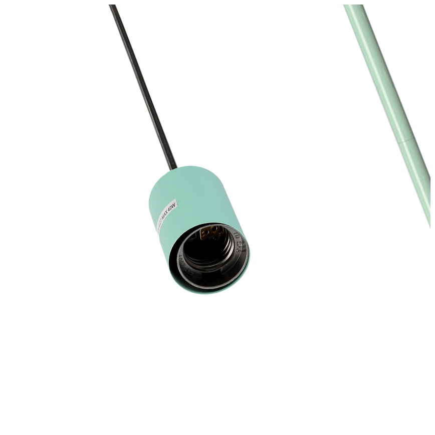 Lattialamppu WALK 1xE27/40W/230V turkoosi