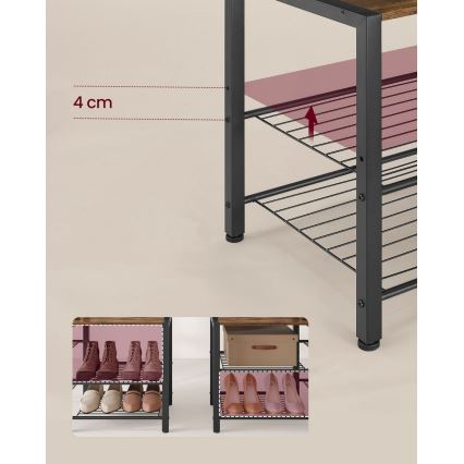 Lattiannaulakko NAVOR ruskea/musta