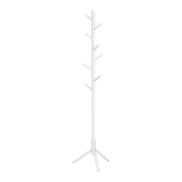 Lattiatelineinen naulakko LINEA, valkoinen