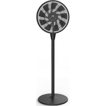 Lattiatuuletin 25W/230V 130 cm musta + kaukosäädin