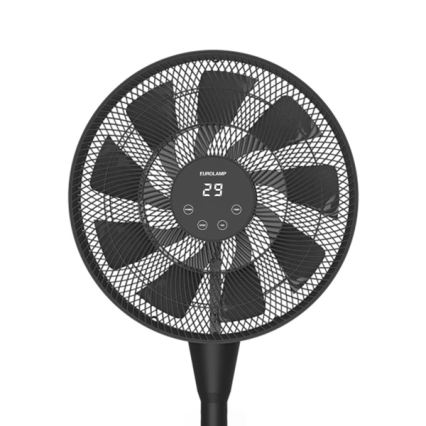 Lattiatuuletin 25W/230V 130 cm musta + kaukosäädin