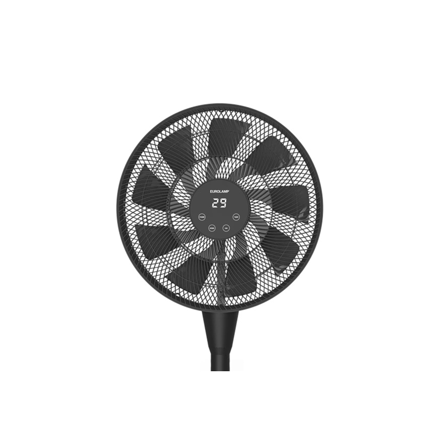 Lattiatuuletin 25W/230V 130 cm musta + kaukosäädin