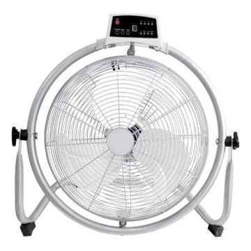 Lattiatuuletin 90 W/230 V, Ø 45 cm, hopea + kaukosäädin