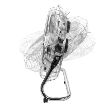 Lattiatuuletin VIENTO 200W/230V, kiiltävä kromi