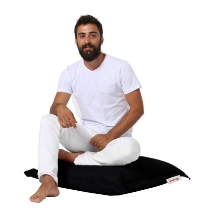 Lattiatyyny 70x70 cm musta