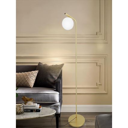 Lattiavalaisin 1xE27/40W/230V kultainen/valkoinen