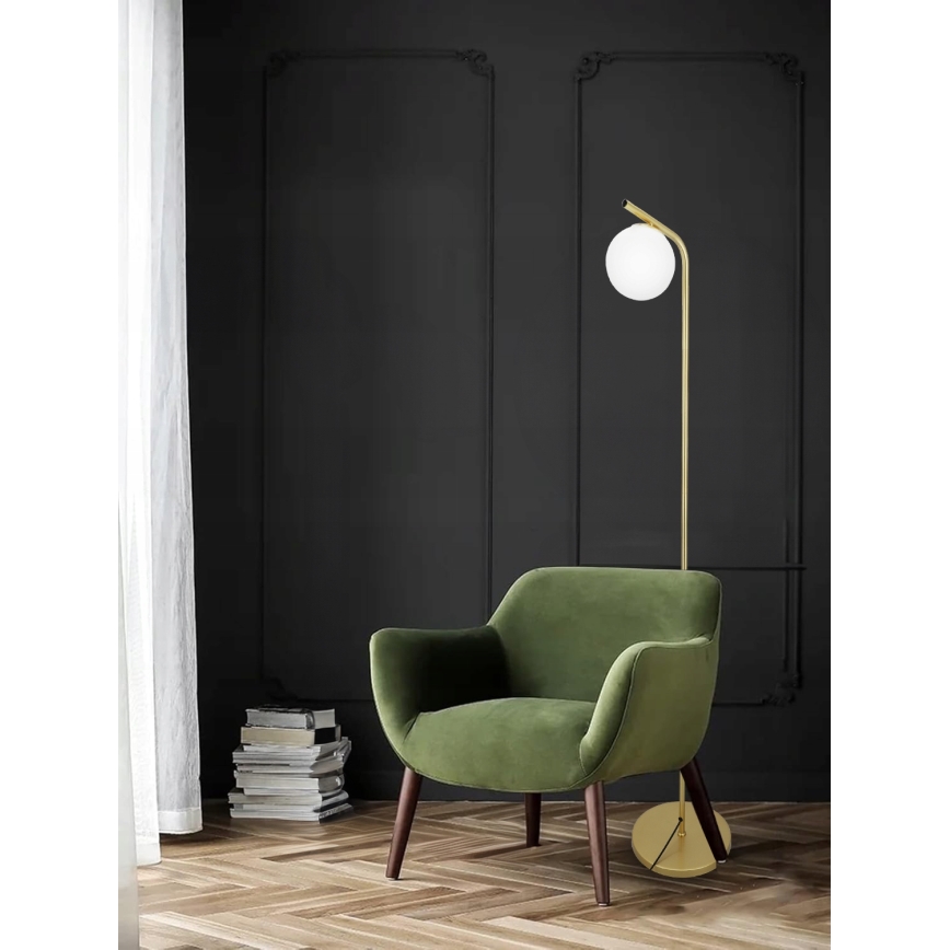 Lattiavalaisin 1xE27/40W/230V kultainen/valkoinen