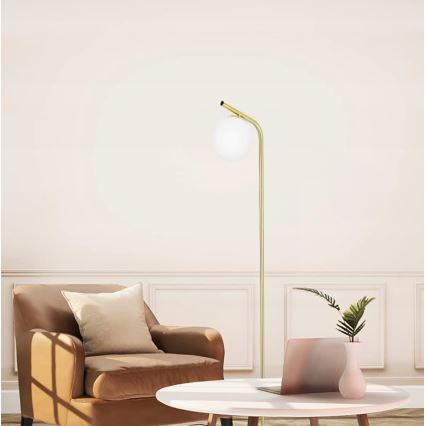 Lattiavalaisin 1xE27/40W/230V kultainen/valkoinen