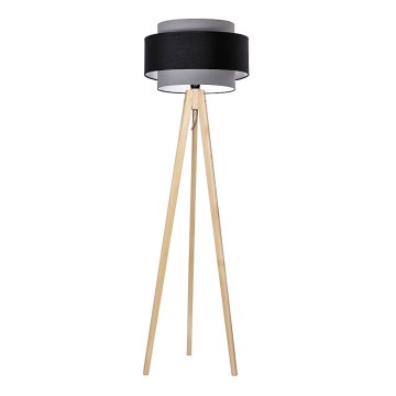 Lattiavalaisin 1xE27/60W/230V harmaa