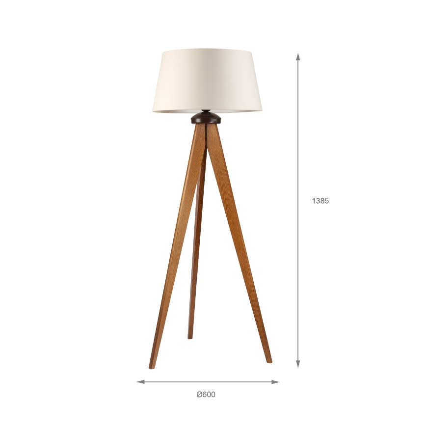 Lattiavalaisin AIDA 1xE27/15W/230V tammi/kerma