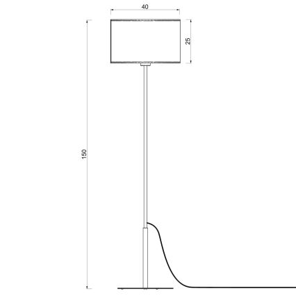 Lattiavalaisin ARDEN 1xE27/15W/230V beige