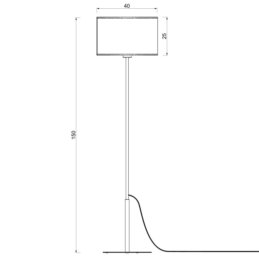 Lattiavalaisin ARDEN 1xE27/15W/230V beige