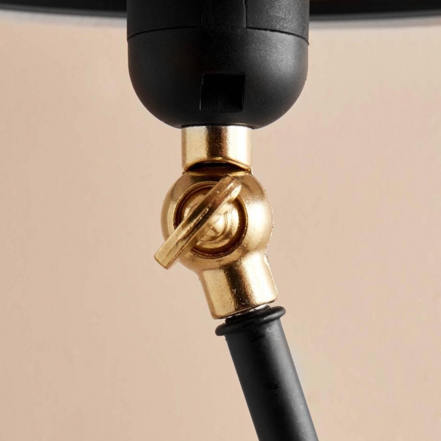 Lattiavalaisin AYD 1xE27/40W/230V musta