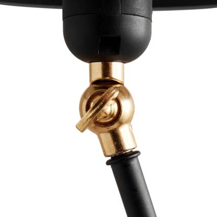 Lattiavalaisin AYD 1xE27/40W/230V musta