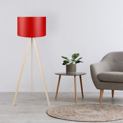 Lattiavalaisin AYD 1xE27/40W/230V, punainen/beige