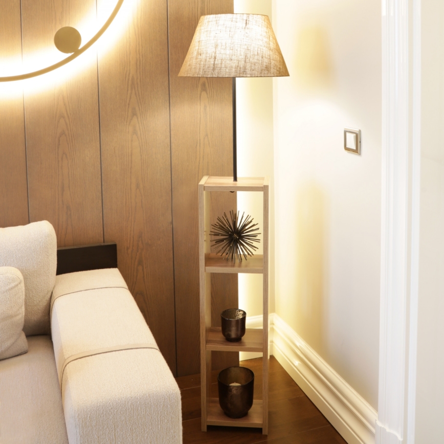 Lattiavalaisin AYD 1xE27/40W/230V ruskea