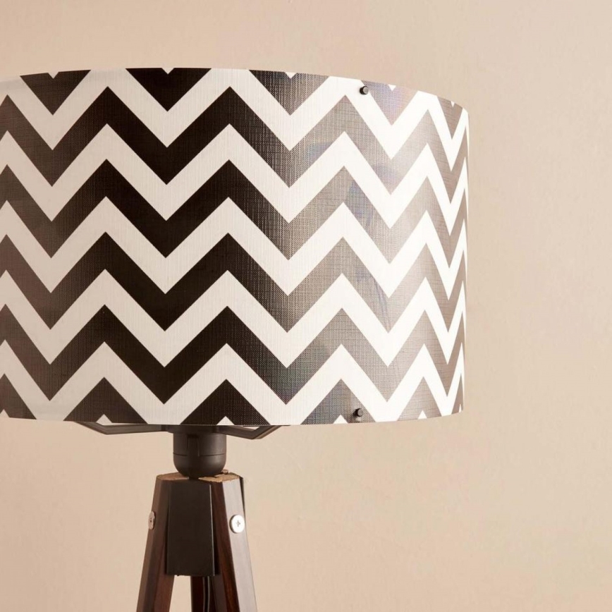 Lattiavalaisin AYD 1xE27/40W/230V ruskea/musta/valkoinen