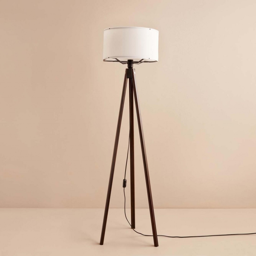 Lattiavalaisin AYD 1xE27/40W/230V ruskea/valkoinen