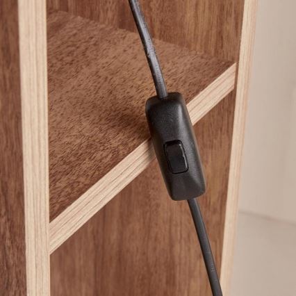 Lattiavalaisin AYD 1xE27/40W/230V ruskea/valkoinen