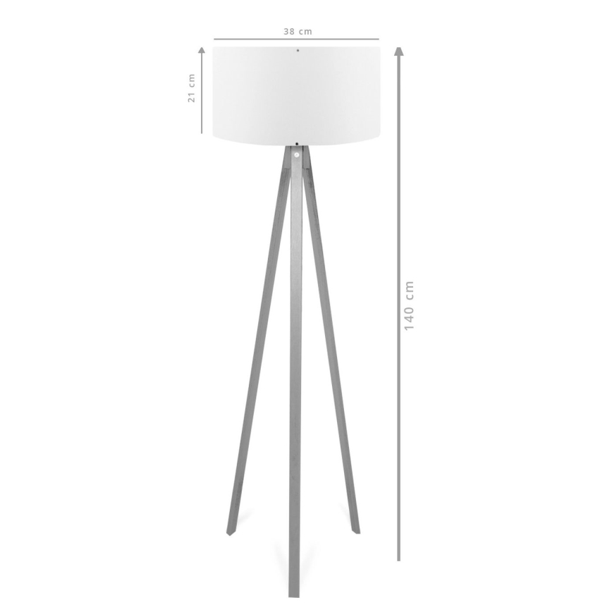 Lattiavalaisin AYD 1xE27/40W/230V ruskea/vihreä