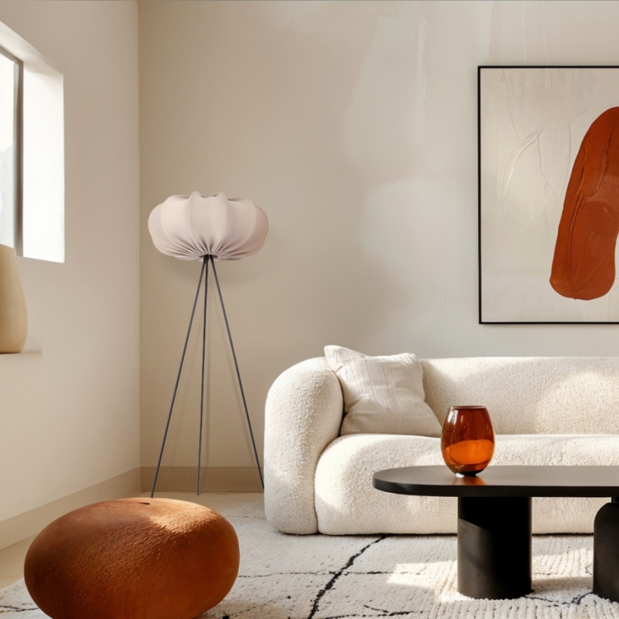 Lattiavalaisin CAFEE 1xE27/40W/230V beige/musta