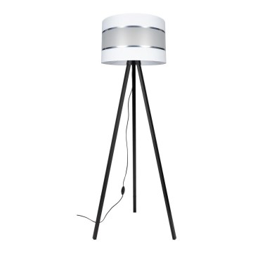 Lattiavalaisin CORAL 1xE27/60W/230V wenge/valkoinen/matattu kromi