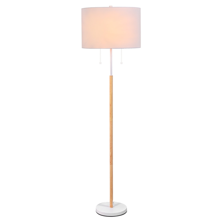 Lattiavalaisin FOGO 2xE27/15W/230V valkoinen/beige