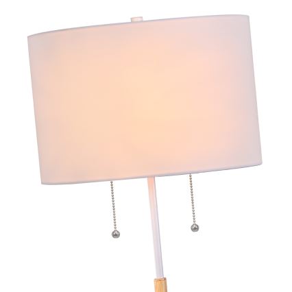 Lattiavalaisin FOGO 2xE27/15W/230V valkoinen/beige