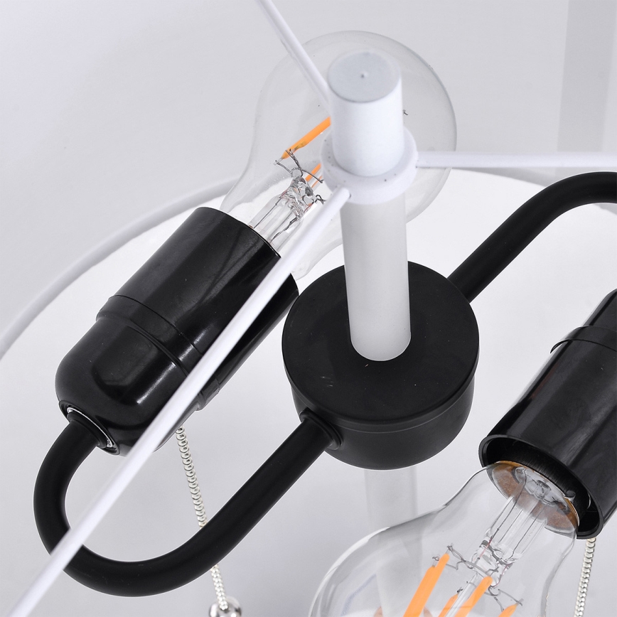 Lattiavalaisin FOGO 2xE27/15W/230V valkoinen/beige