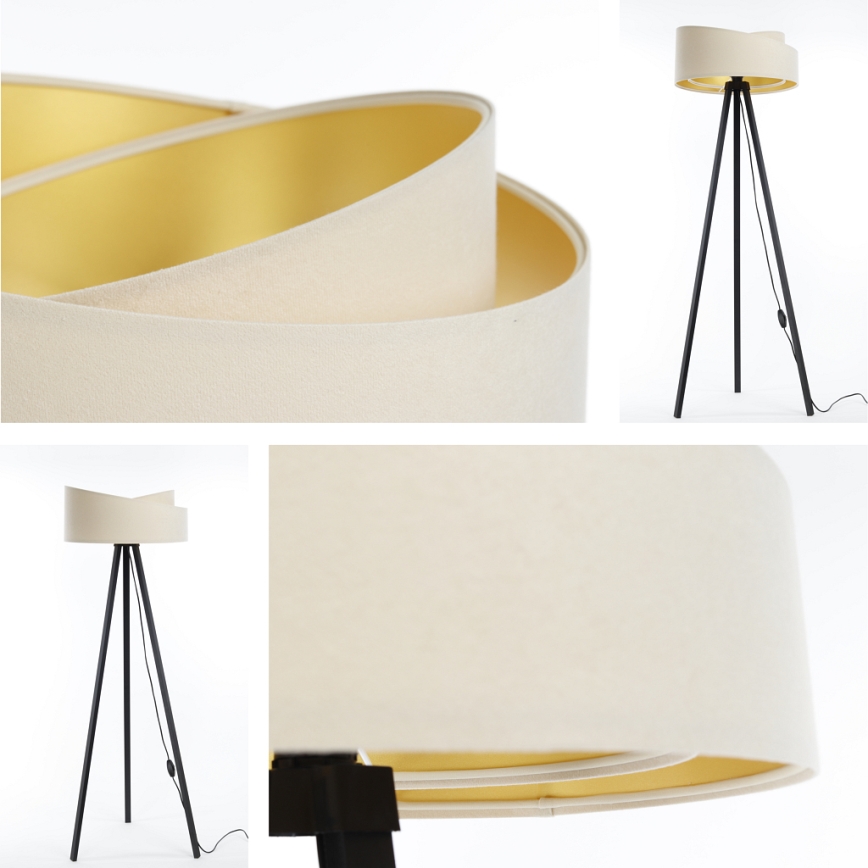 Lattiavalaisin GALAXY 1xE27/60W/230V kerma/wenge