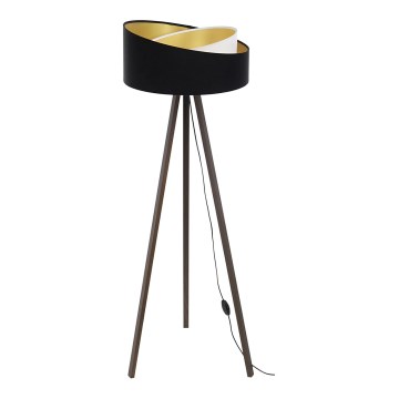 Lattiavalaisin GALAXY 1xE27/60W/230V musta/ruskea