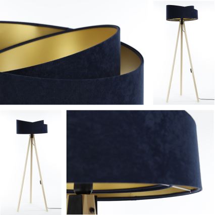 Lattiavalaisin GALAXY 1xE27/60W/230V sininen/beige