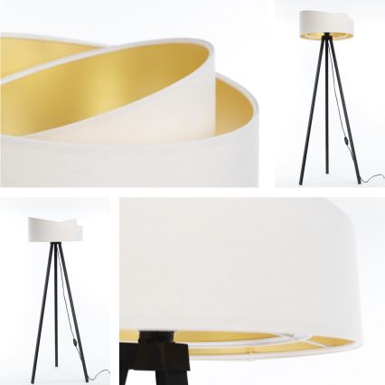 Lattiavalaisin GALAXY 1xE27/60W/230V valkoinen/wenge