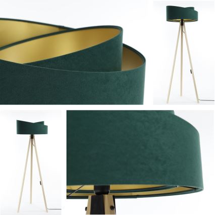 Lattiavalaisin GALAXY 1xE27/60W/230V vihreä/beige