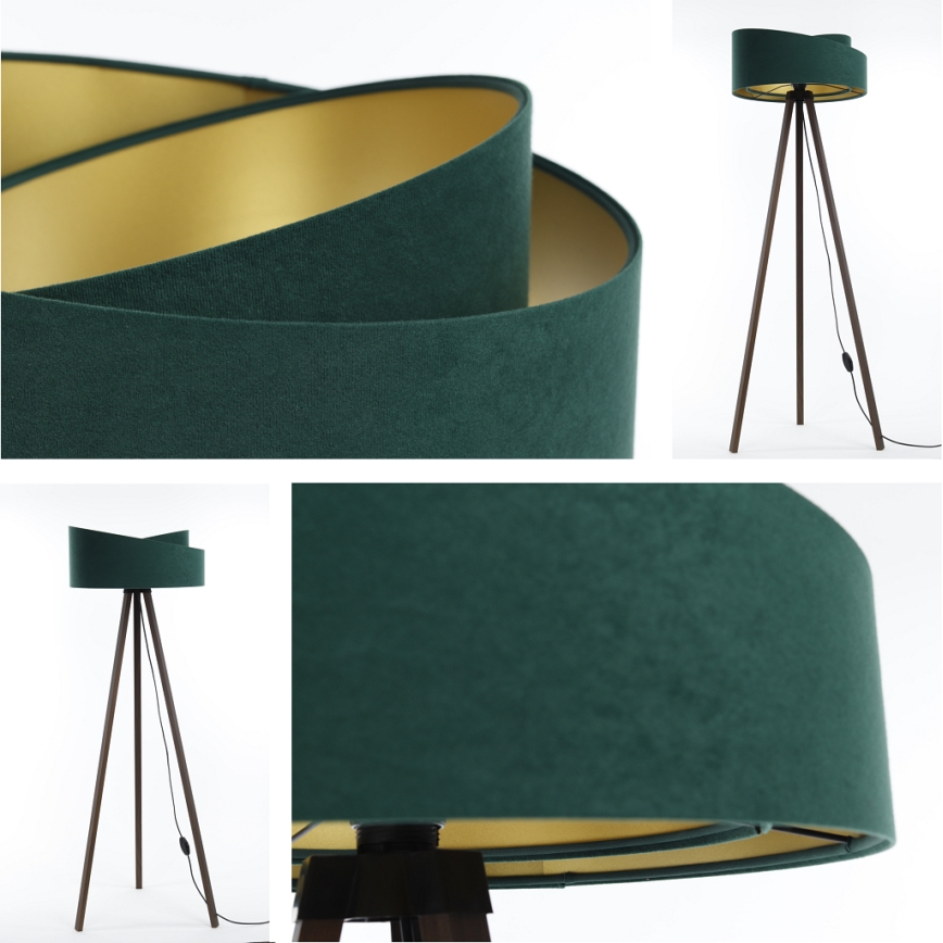 Lattiavalaisin GALAXY 1xE27/60W/230V vihreä/ruskea