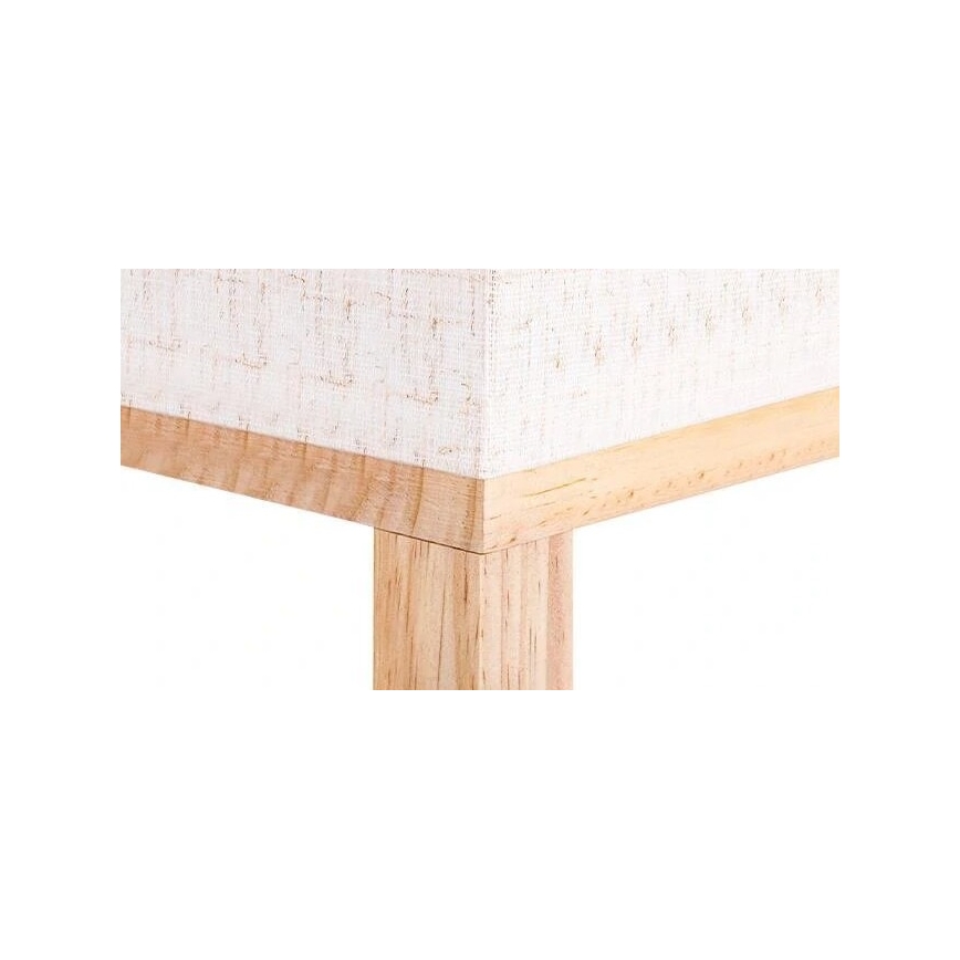 Lattiavalaisin hyllyillä 1xE27/60W/230V valkoinen/ruskea