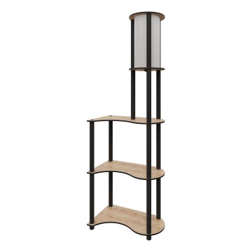 Lattiavalaisin hyllyillä NOTO 1xE27/40W/230V beige/musta