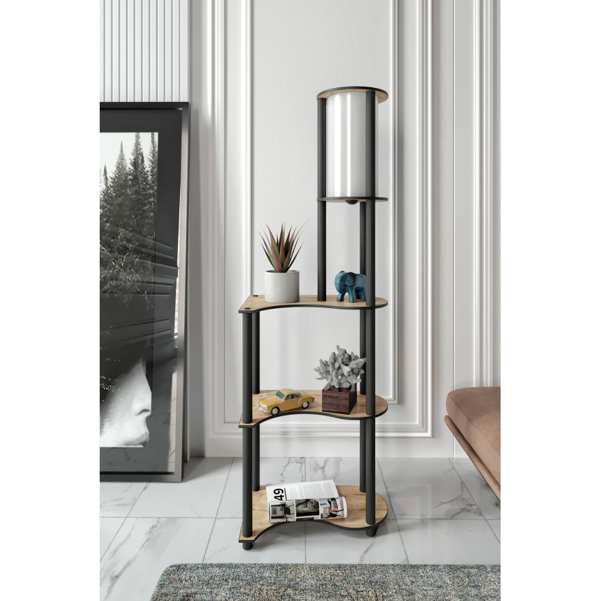 Lattiavalaisin hyllyillä NOTO 1xE27/40W/230V beige/musta