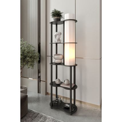 Lattiavalaisin hyllyillä NOTO 1xE27/40W/230V musta