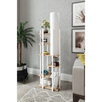 Lattiavalaisin hyllyillä VOGUE 1xE27/40W/230V 160 cm valkoinen