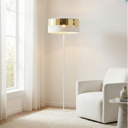 Lattiavalaisin LUX 1xE27/15W/230V valkoinen/kultainen