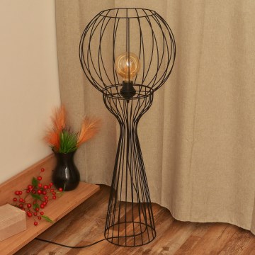 Lattiavalaisin MERCURE 1xE27/15W/230V musta