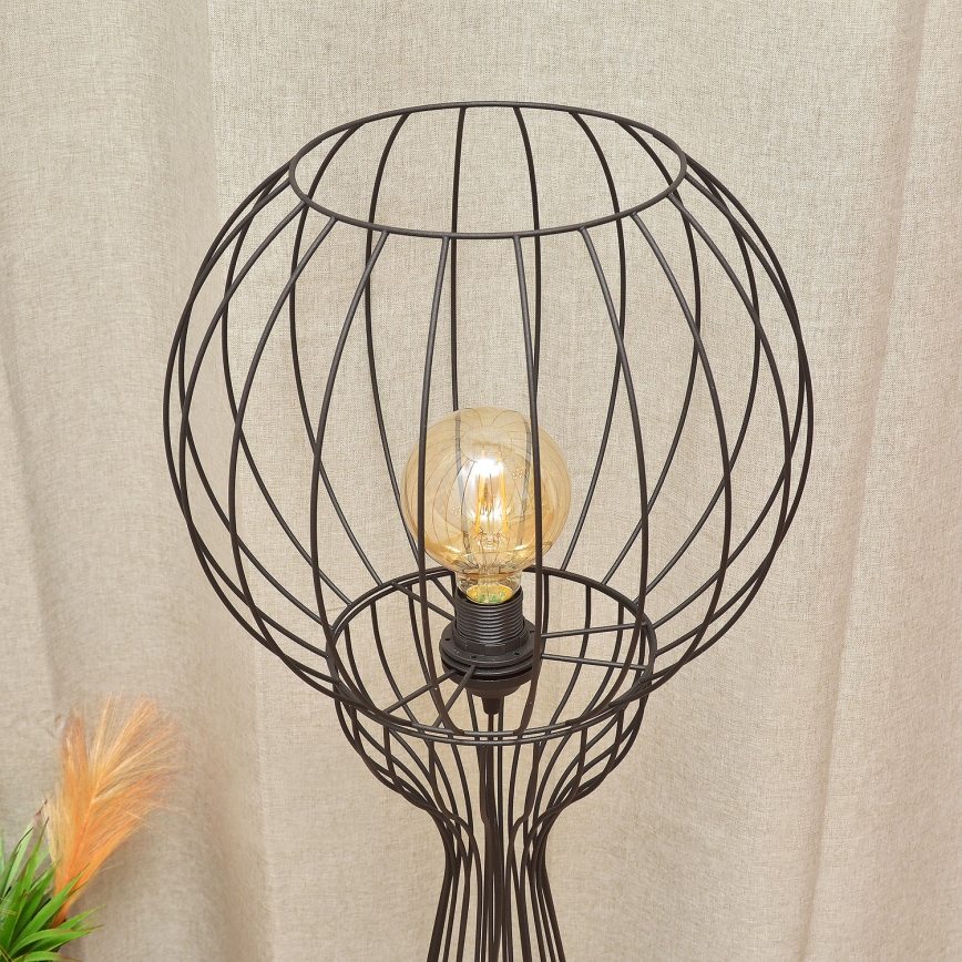 Lattiavalaisin MERCURE 1xE27/15W/230V musta