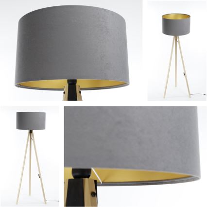 Lattiavalaisin STANDART 1xE27/60W/230V harmaa/beige