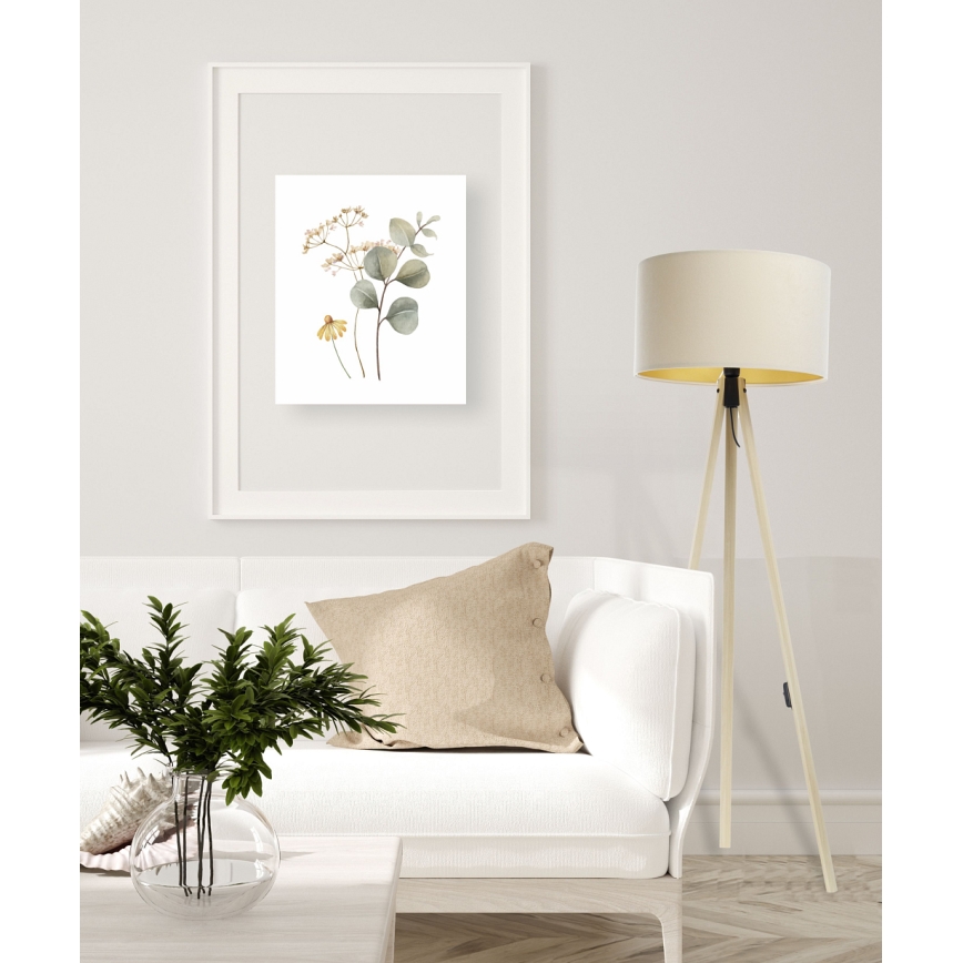 Lattiavalaisin STANDART 1xE27/60W/230V kermainen/beige