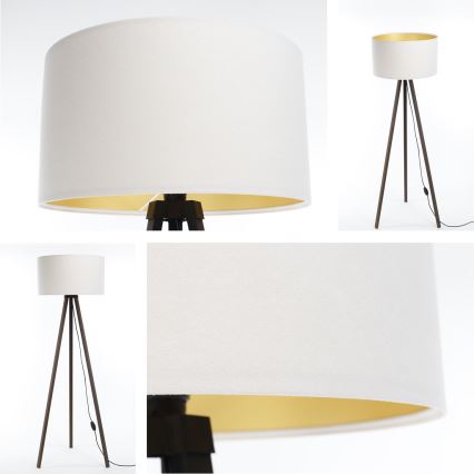 Lattiavalaisin STANDART 1xE27/60W/230V valkoinen/ruskea