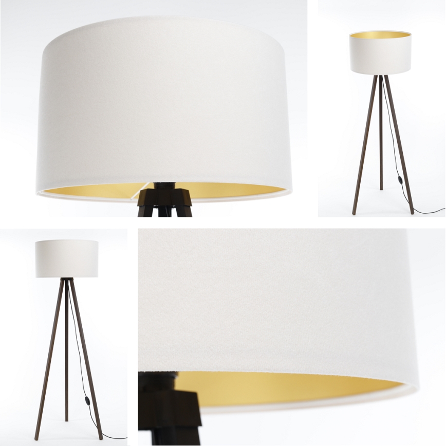 Lattiavalaisin STANDART 1xE27/60W/230V valkoinen/ruskea