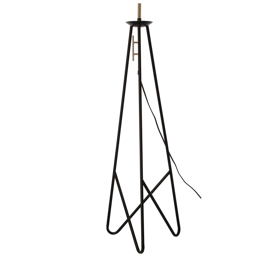 Lattiavalaisin TAFLO 1xE27/60W/230V valkoinen/musta/kulta