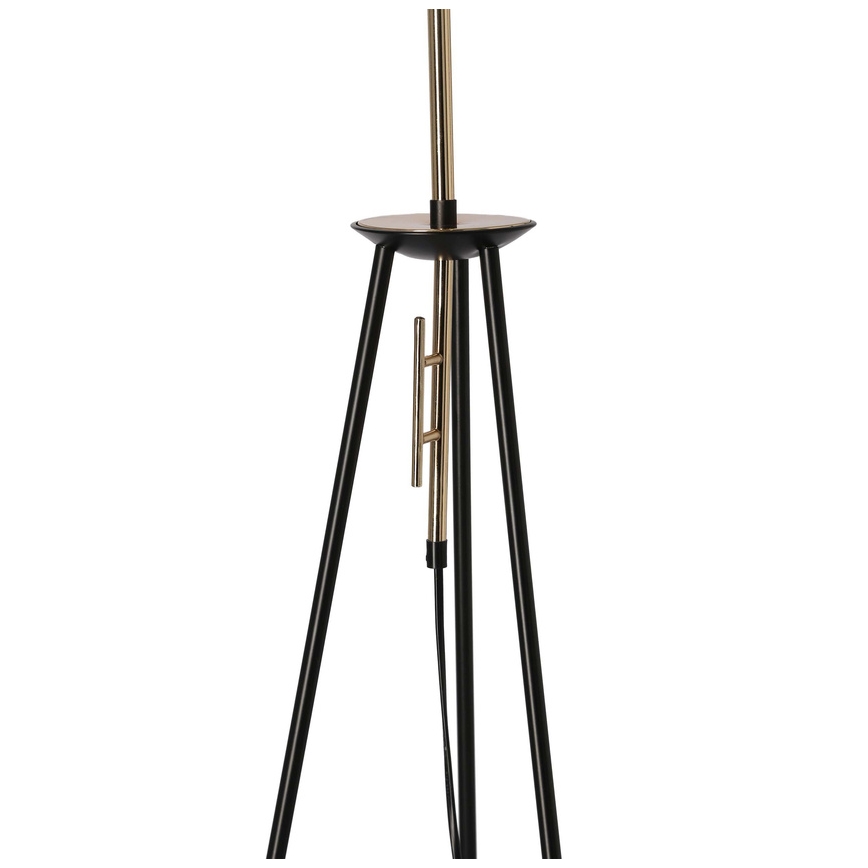 Lattiavalaisin TAFLO 1xE27/60W/230V valkoinen/musta/kulta